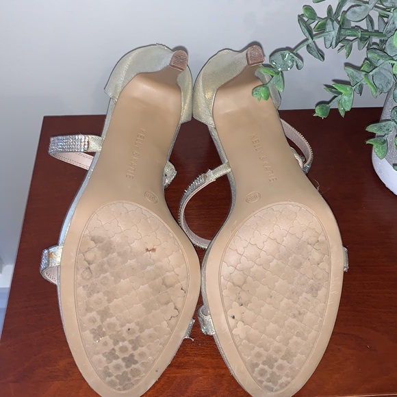 Kelly & Katie Gorgeous Gold/metallic/sparkling heels -Sz 9.5 - Picture 9 of 11